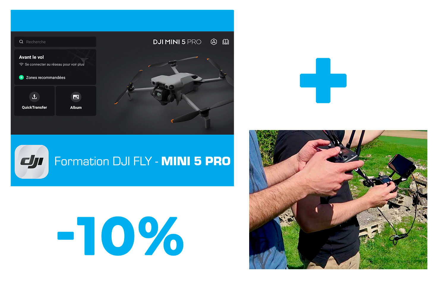 Pack formation mini 5 pro + pilotage